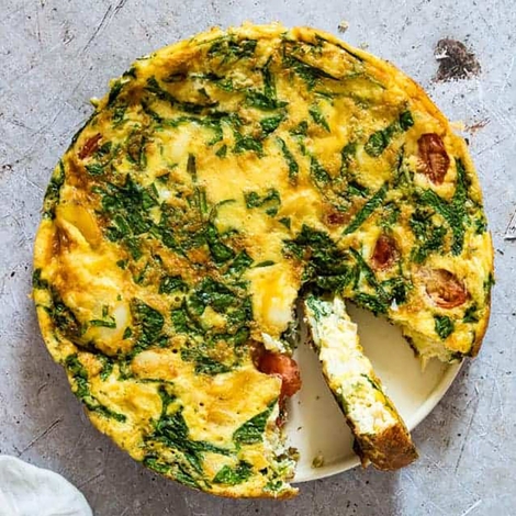 Smoked Haddock And Spinach Frittata