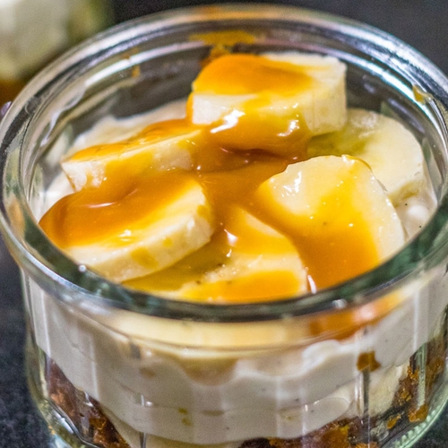 Dessert - Salted Caramel Banoffee Pies