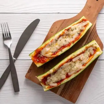Mini Courgette Pizza