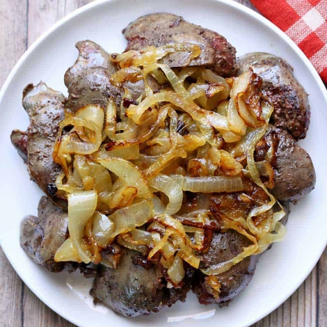 Chicken Liver and Onions