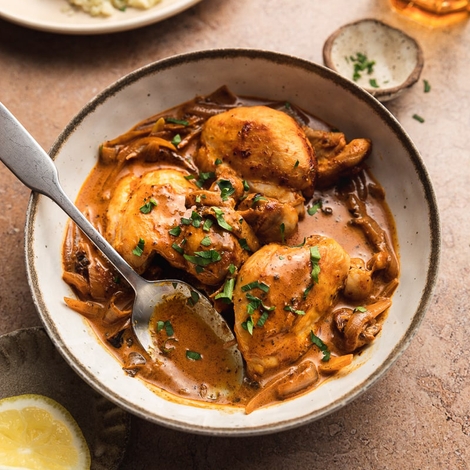 Creamy Paprika Chicken Thighs