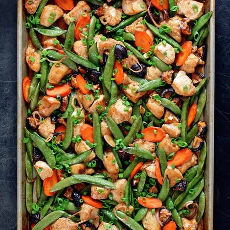 Sheet Pan Chicken Stir-Fry