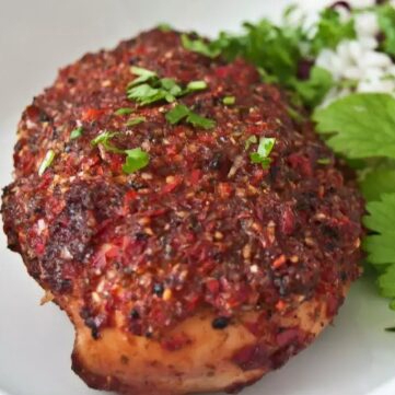 Jerk Chicken With Rice And Peas