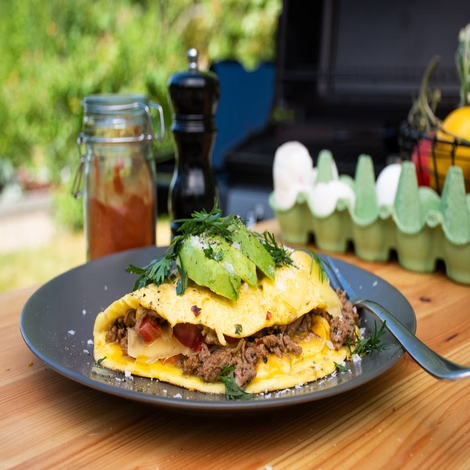 Keto Taco Omelette