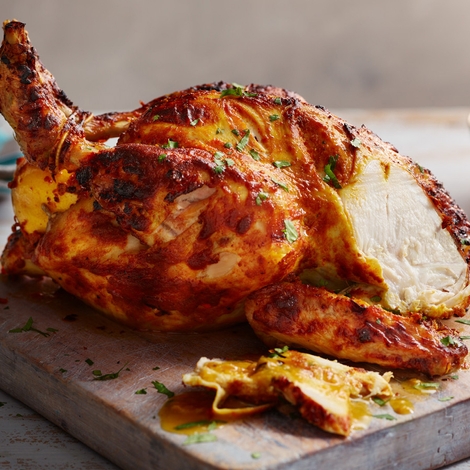 Pressure Cooker Spicy Whole Chicken