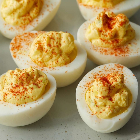 Pressure Cooker Deviled Eggs