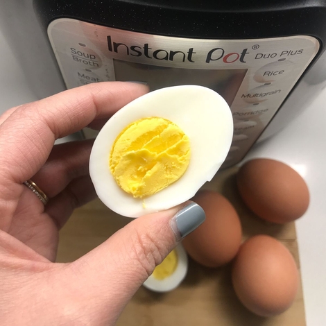 Pressure Cooker Hard Boiled Eggs