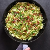 Stir Fry - Grated Brussels Sprouts With Bacon
